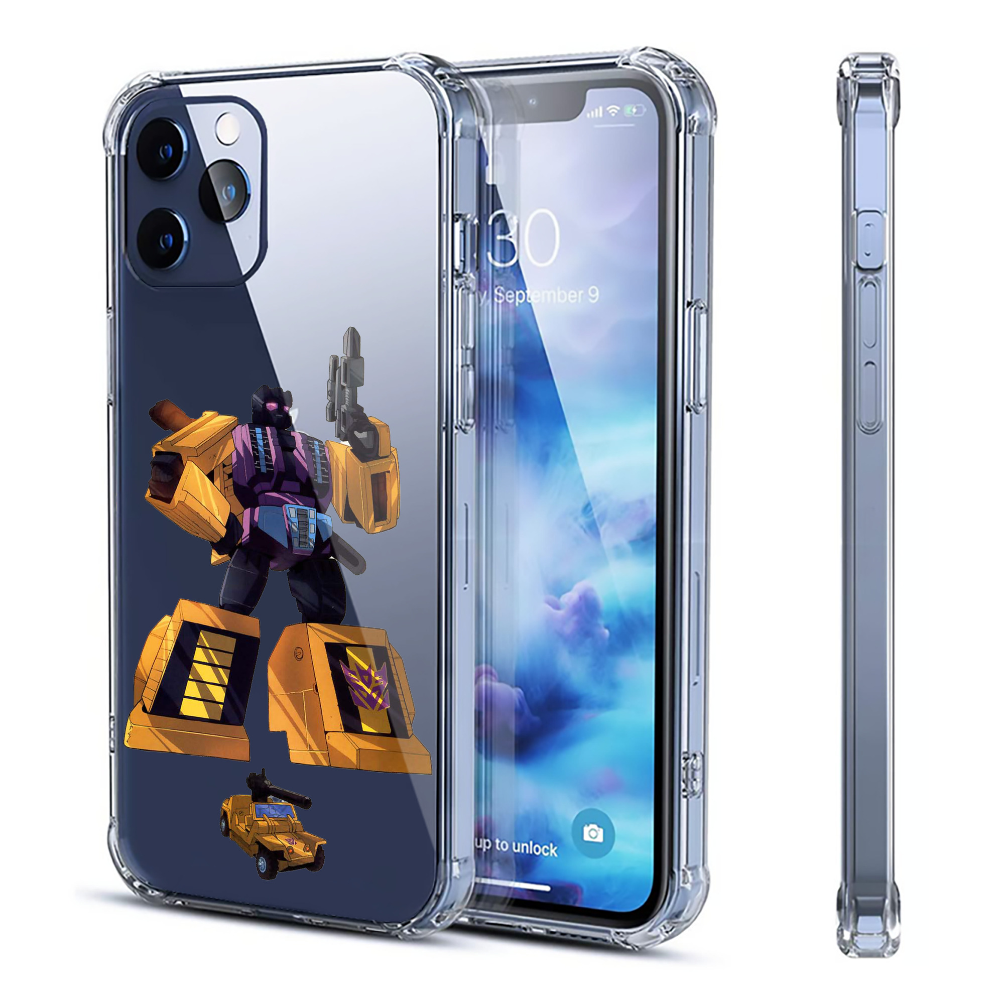 （画像用）  【iPhone 12シリーズ対応】透明スマホケース（クリアソフトケース）